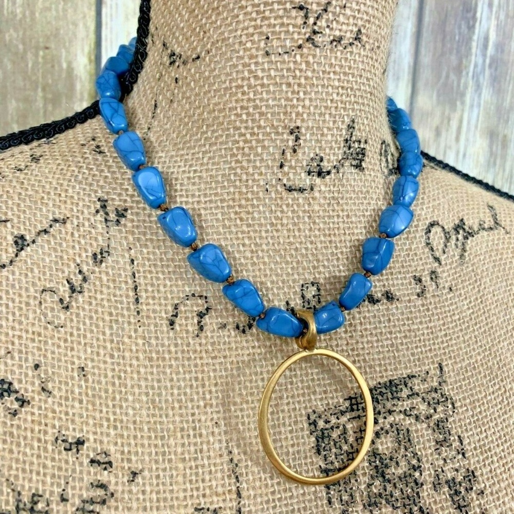 Premier Designs Turquoise Statement Necklace
